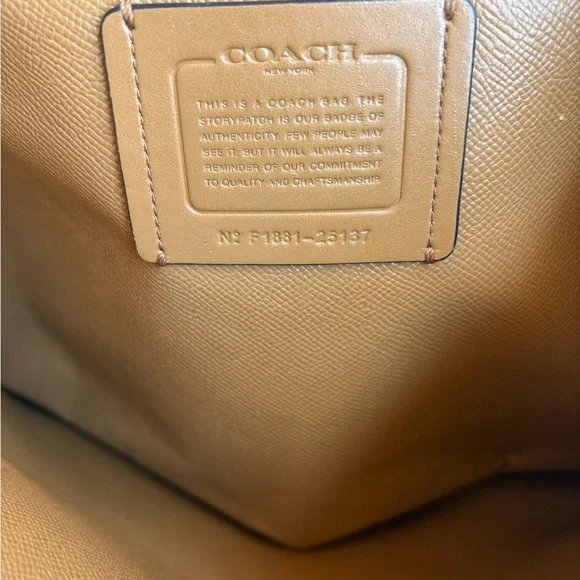 Coach Charlie Carryall Black Pebbled Leather Tote | 25137 | Hangtag | GUC - Picture 10 of 16